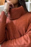 Beyond Terry Oversized Cowl Knit Russett Marl